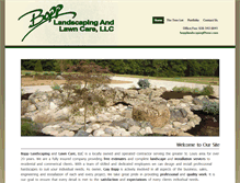 Tablet Screenshot of bopplandscaping.com